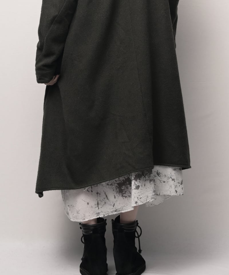 極美品】IROFUSI 麹塵-kikujin- エコウールロングコーディガン