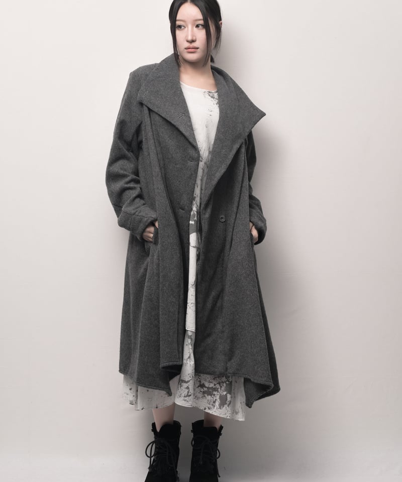 極美品】IROFUSI 麹塵-kikujin- エコウールロングコーディガン