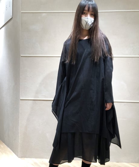 黒東雲ワンピース長袖