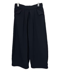 断切天竺黒ワイドパンツ