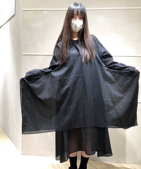 黒東雲ワンピース長袖