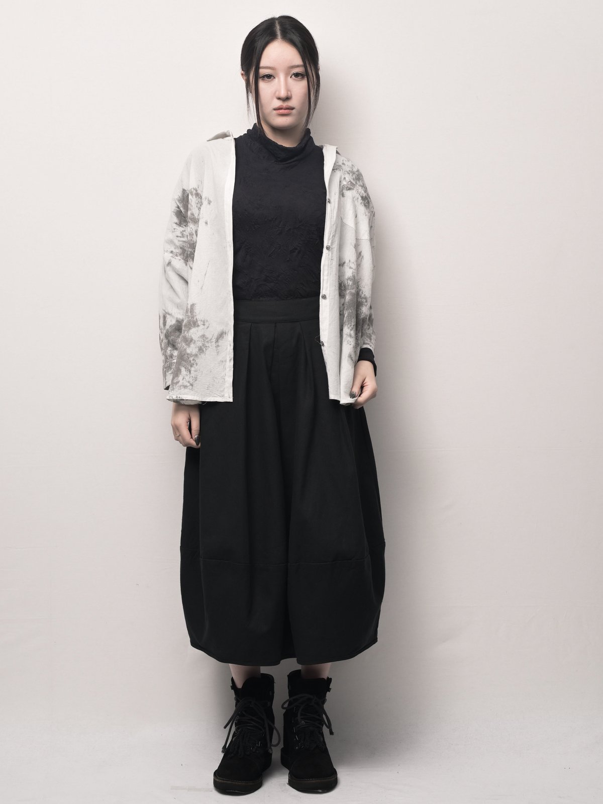 遊墨-youboku-コットンドロップシャツ | I R O F U S I online shop