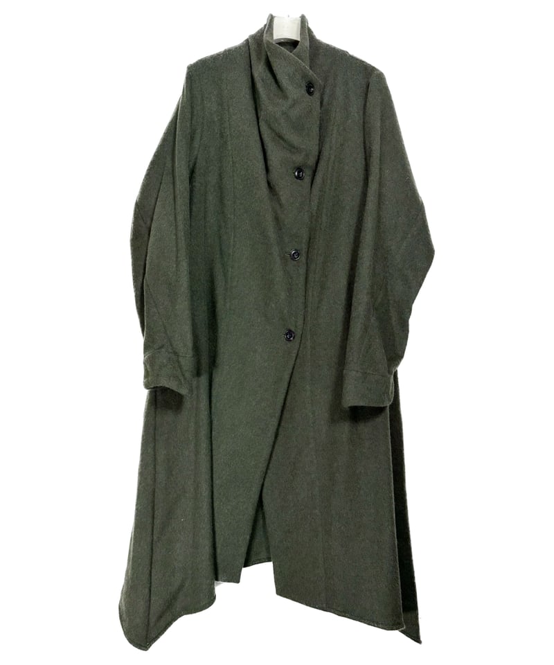 麹塵-kikujin-エコウールロングコーディガン | I R O F U S I onlin