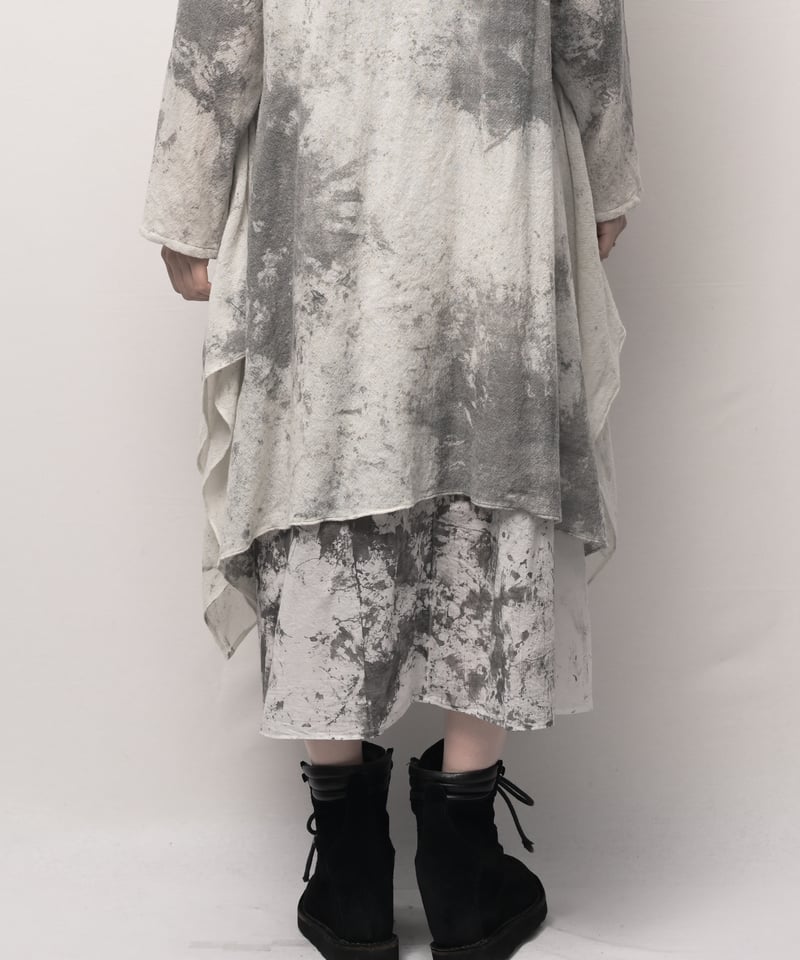 遊墨ウール東雲長袖ワンピース | I R O F U S I online shop 