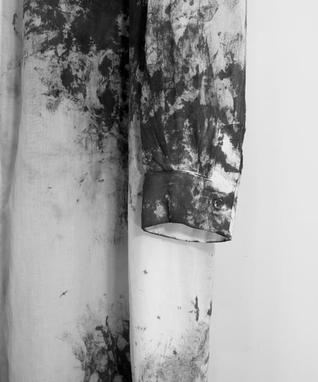 遊墨ボイルスタンドロングシャツ
