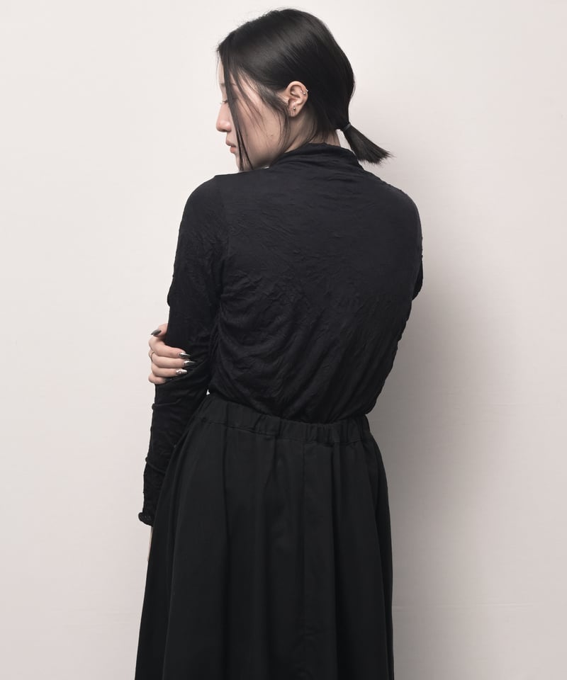 二重シワ加工セーター | I R O F U S I online shop