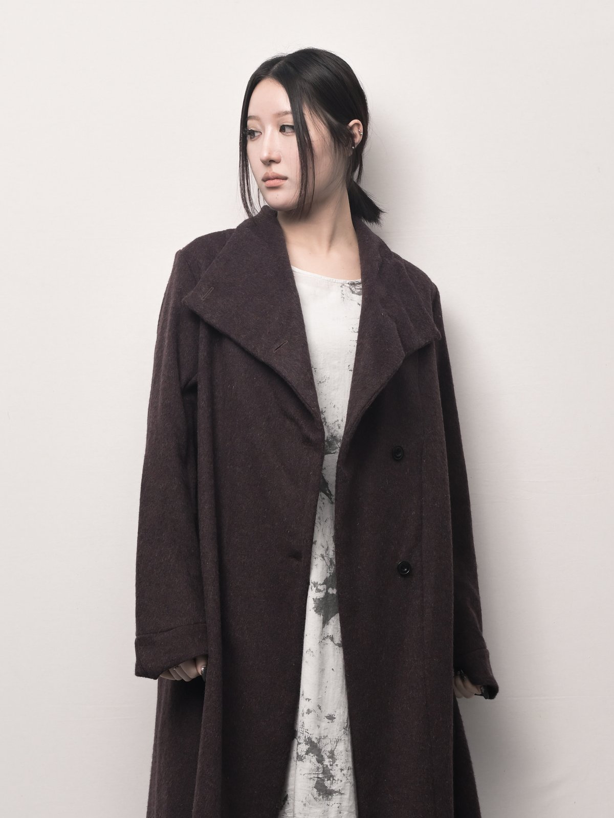 【極美品】IROFUSI 麹塵-kikujin- エコウールロングコーディガン 麹塵-kikujin-エコウールショートコーディガン | I R O F U S I onli