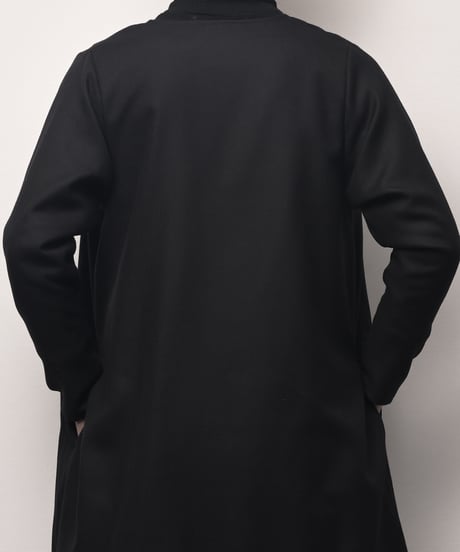 黒ウール羽爵カーディガン