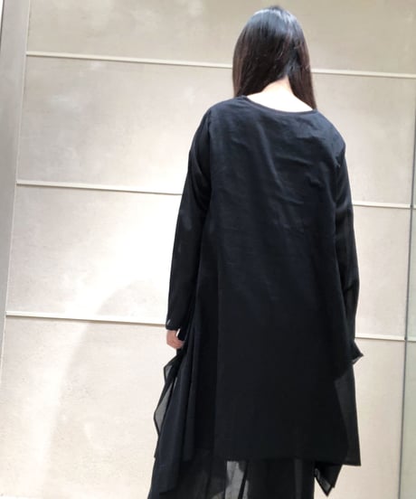黒東雲ワンピース長袖