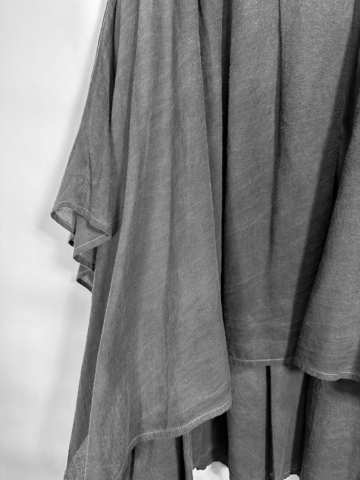 墨染コットン二重四角スカート | I R O F U S I online shop 