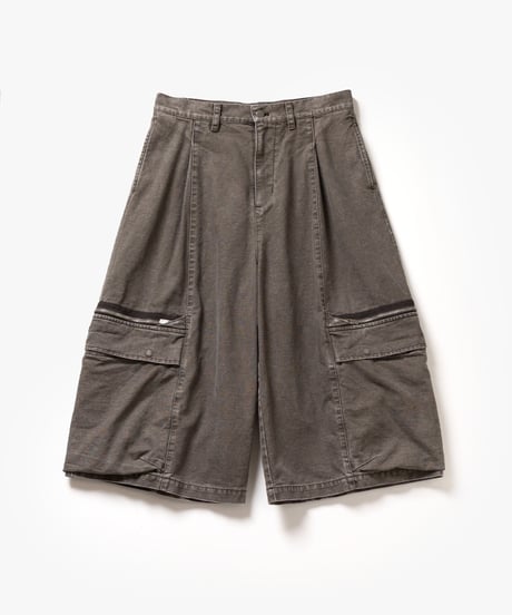 [VEIN27SS] SULFUR DYE DUCK BALLOON CARGO SHORTS