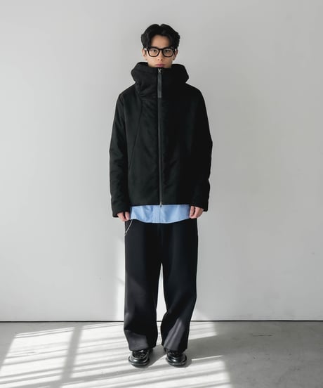 AEROGEL×SEA ISLAND MICROFIBER SUEDE HOODED BLOUSON