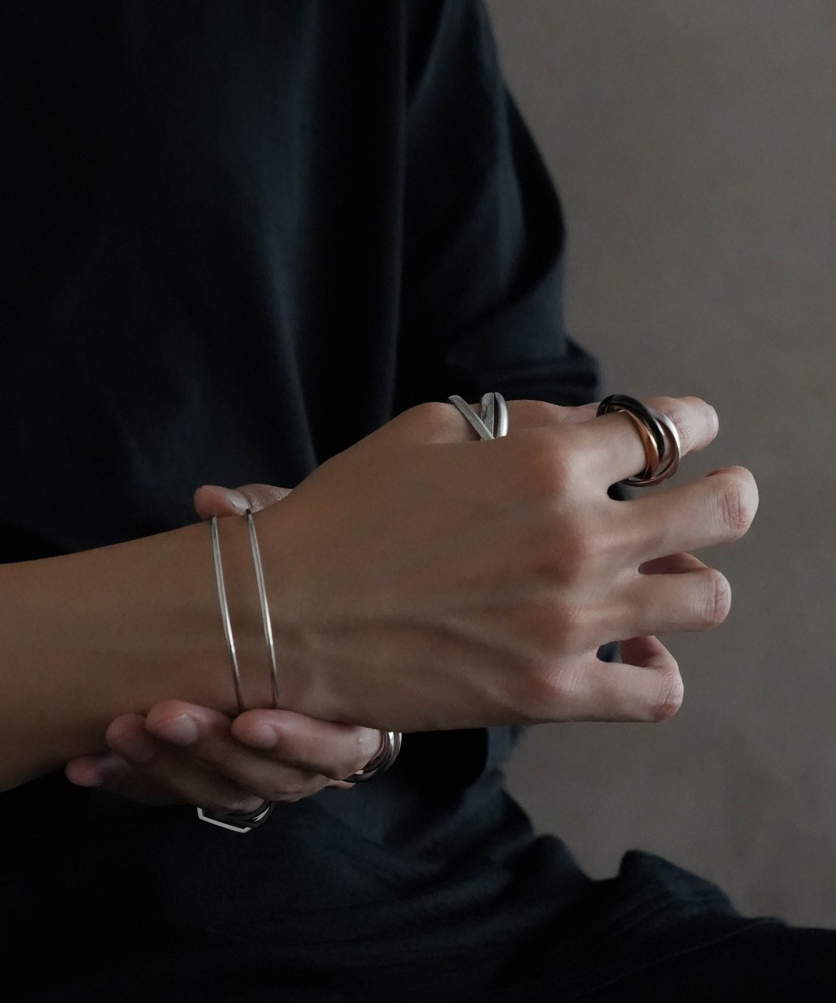 CTHY HERITAGE BANGLE RHODIUM SILVER バングル CTHY BANGLE | CTHY