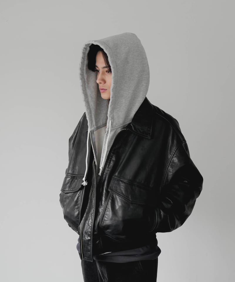 VINTAGE COW LEATHER BLOUSON | CTHY
