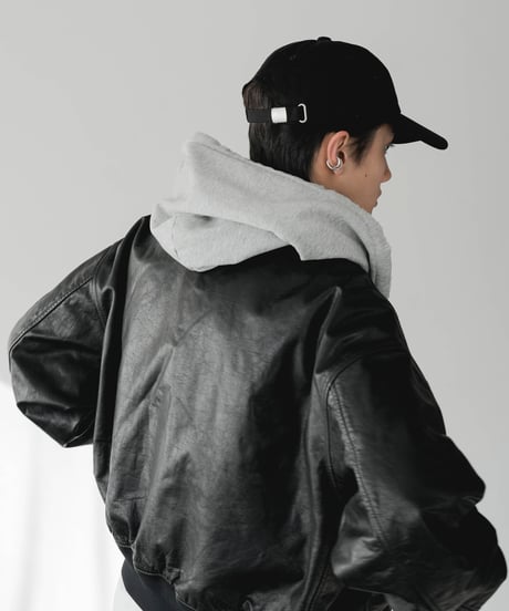 VINTAGE DISTRESSED ZIP UP HOODY