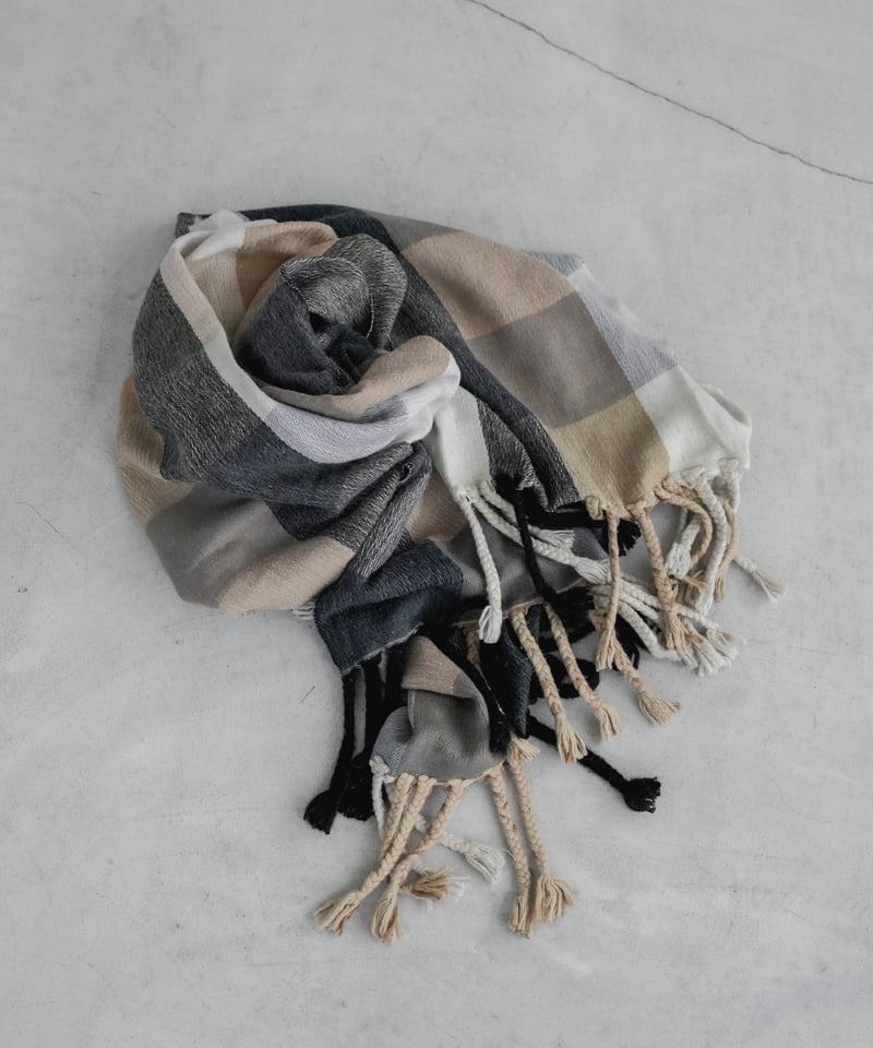 HIGH-END YAK WOOL FRINGE STOLE | CTHY