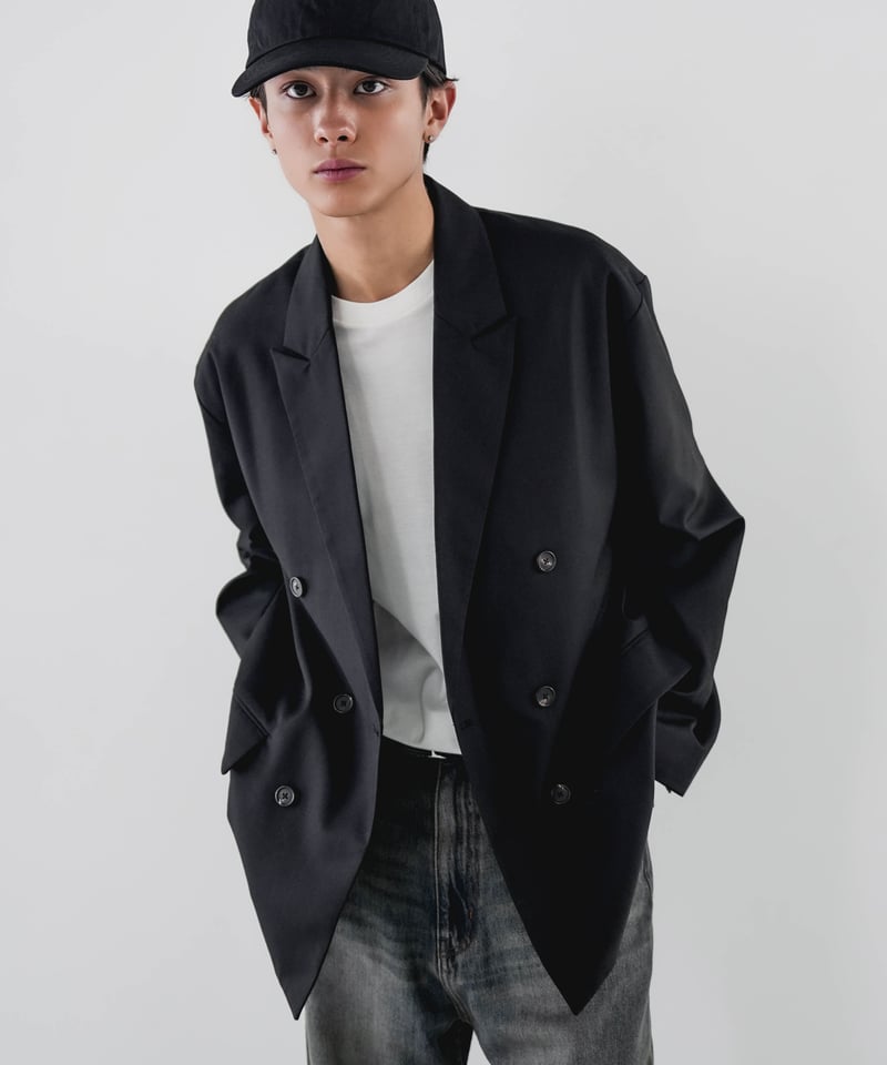 ジャケット・アウター [21AW] PE TWILL DOUBLE BREASTED JACKET TWILL DOUBLE BREASTED JACKET | CTHY