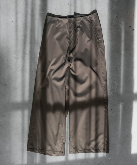 LUXURY MATERIAL Super120’s BISHU WOOL JEWEL TROUSERS