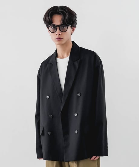 TWILL DOUBLE BREASTED JACKET