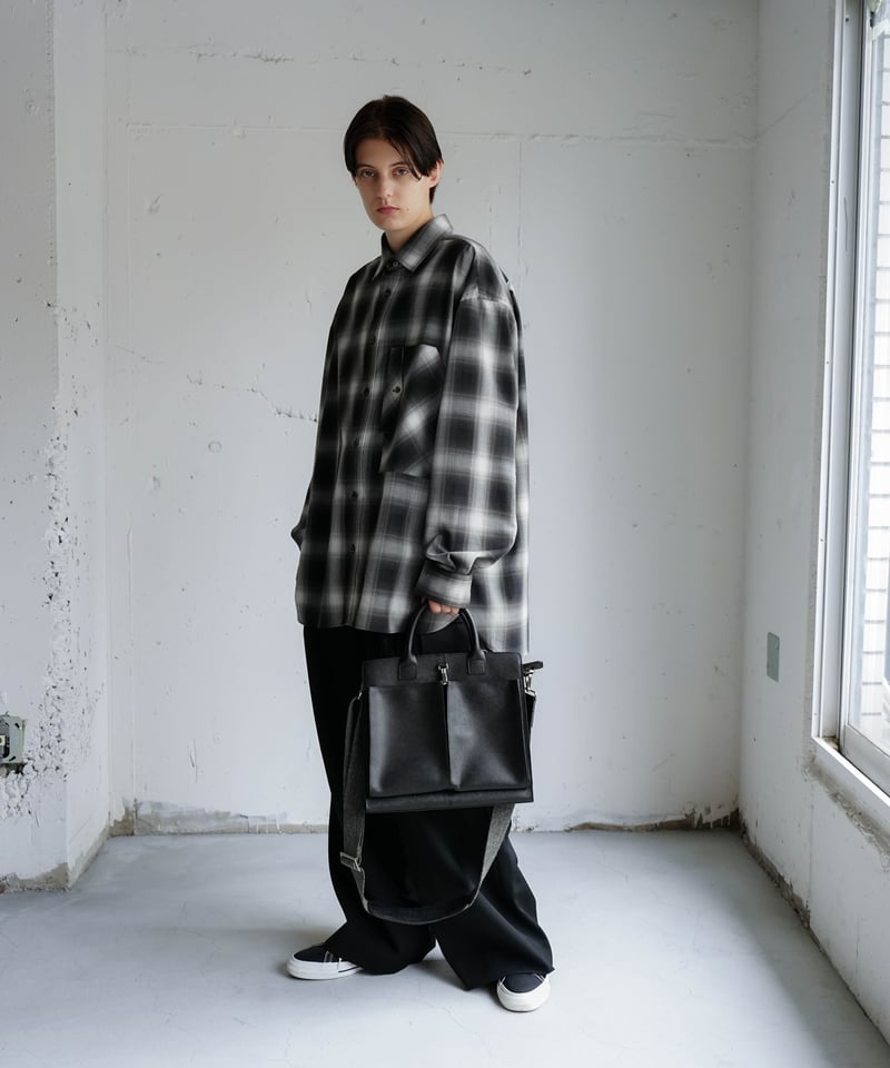 CTHY＋no.】 OVERSIZE OMBRE CHECK SHIRTS | CTHY