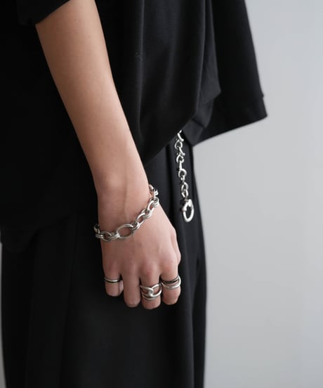 LAYER PINKY RING Silver950 × K10 [3連]