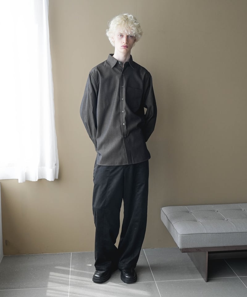 LUXURY MATERIAL BISHU WOOL SHIRT | CTHY