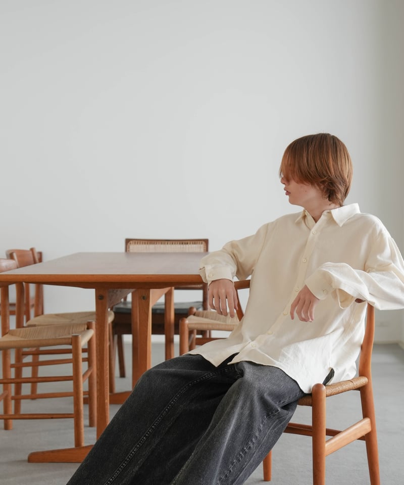 VINTAGE SILK NOIL SHIRT | CTHY