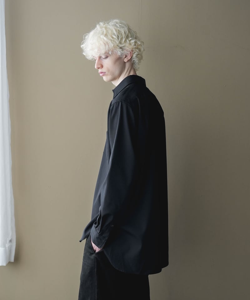 LUXURY MATERIAL CLASSIC SHIRT 尾州ウール／CTHY LUXURY MATERIAL BISHU WOOL SHIRT | CTHY