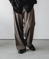 LUXURY MATERIAL Super120’s BISHU WOOL JEWEL TROUSERS