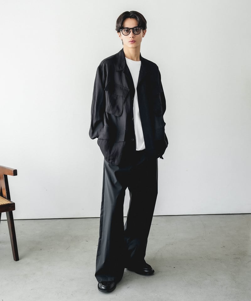LUXURY MATERIAL Super120's BISHU WOOL JEWEL TRO