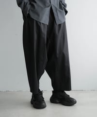 WIDE SAROUEL UNCLE PANTS by COATING Supima Cotton