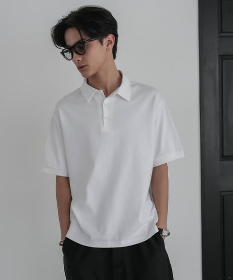 LUXURY MATERIAL SUVIN PLATINUM POLO SHIRT