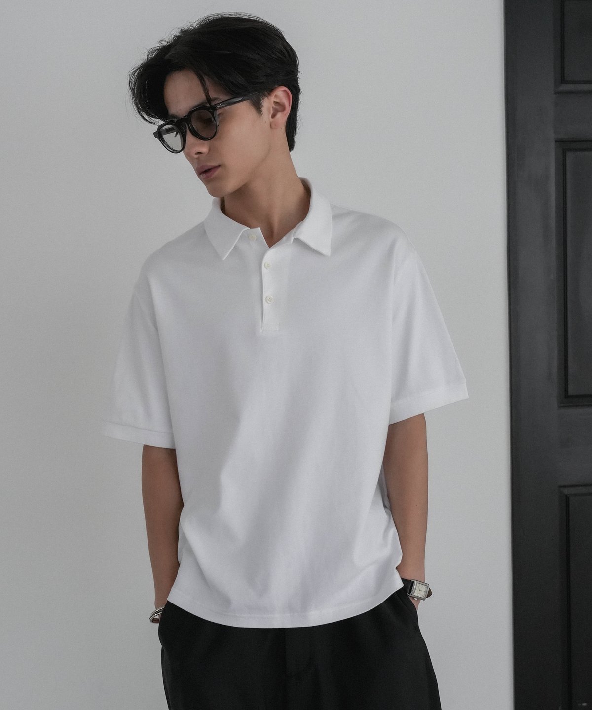 LUXURY MATERIAL SUVIN PLATINUM POLO SHIRT | CTHY