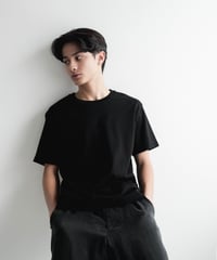 LUXURY MATERIAL SUVIN PLATINUM  H/S TEE 【JUST】