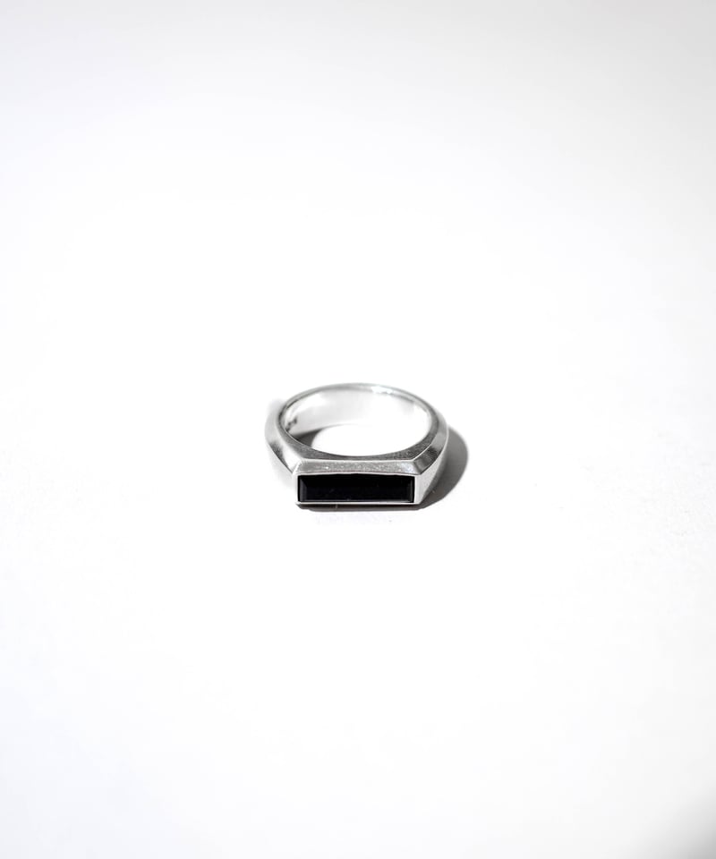 CTHY RING “LARVIKITE” / “BLACK ONYX” / “RED TIG