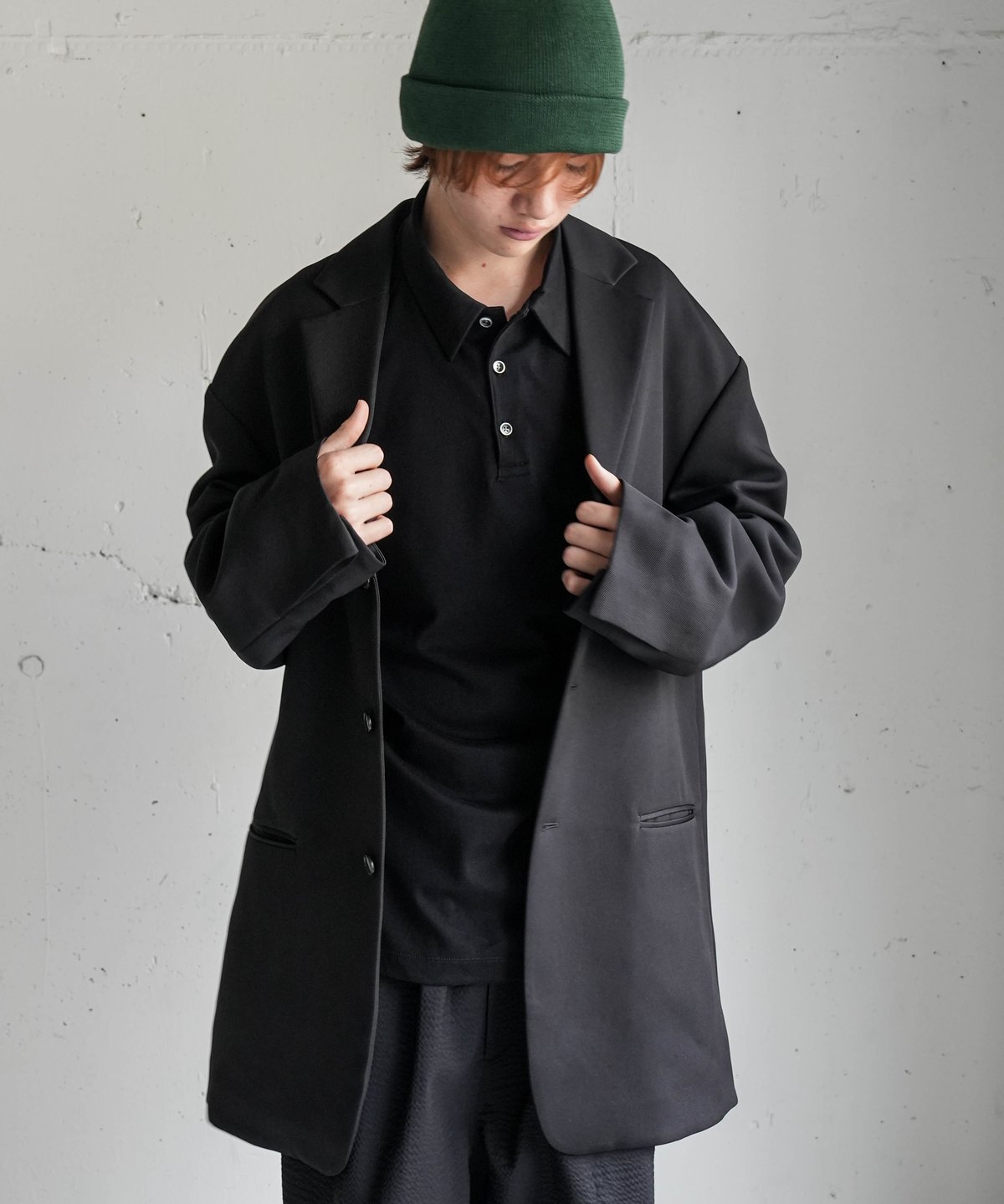 TRIPLE CROSS KERSEY OVERSIZE JACKET | CTHY TRIPLE CROSS KERSEY OVERSIZE JACKET | CTHY