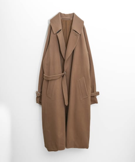 LUXURY MATERIAL TIELOCKEN COAT by Super140’s Jackal WOOL