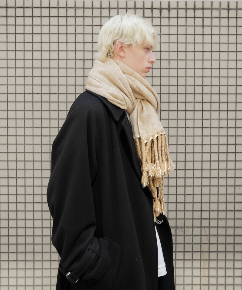 HIGH-END YAK WOOL FRINGE STOLE | CTHY