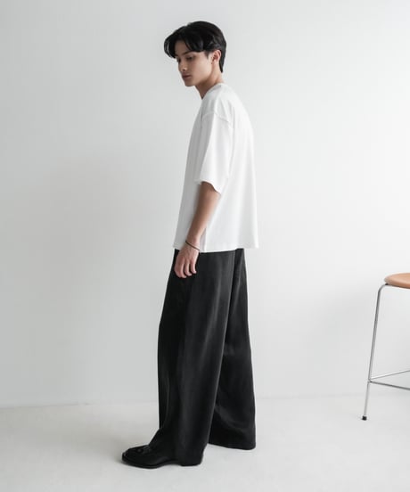 LUXURY MATERIAL SUVIN PLATINUM  H/S TEE 【LOOSE】