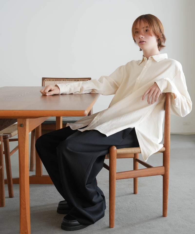 VINTAGE SILK NOIL SHIRT | CTHY