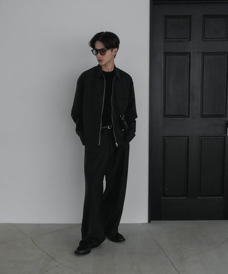 LUXURY MATERIAL LIMONTA NYLON riri-ZIP SHIRTS JACKET