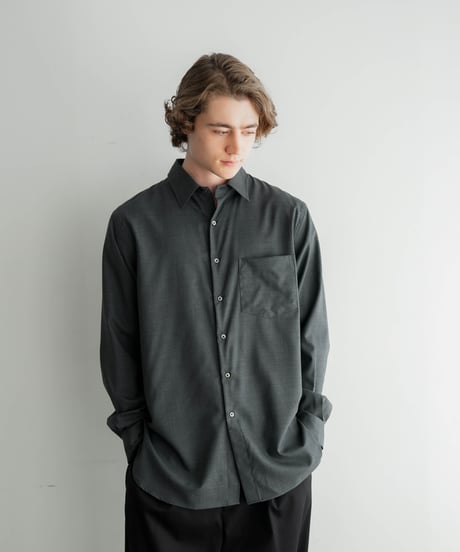 LUXURY MATERIAL CLASSIC SHIRT by Super140’s BISHU WOOL