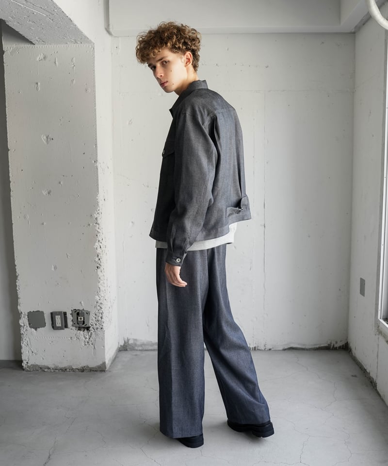 新品未使用品【CTHY】WOOL DENIM JACKET GREY サイズ1 WOOL DENIM JACKET | CTHY