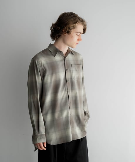 LUXURY MATERIAL CLASSIC SHIRT by Super140’s BISHU WOOL