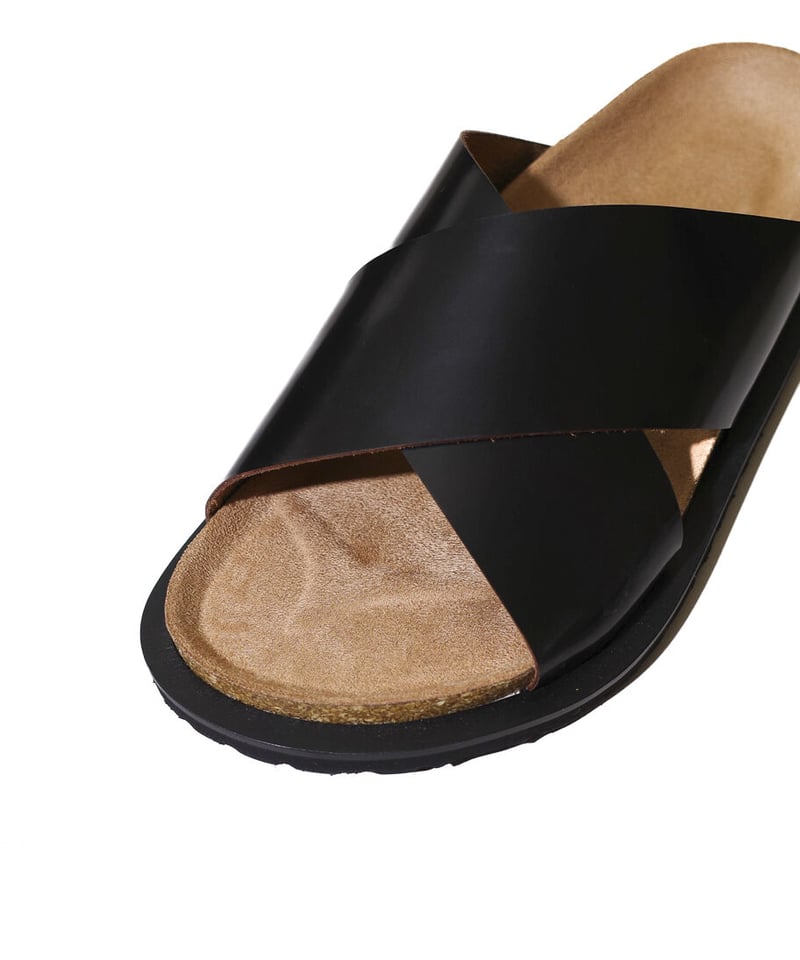 CROSS LETHER DAD SANDALS | CTHY