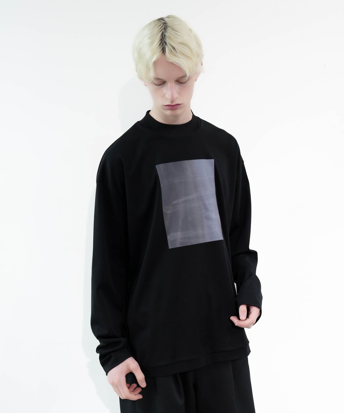 SUVIN PLATINUM LONG SLEEVE MOCKNECK CUTSEW | CTHY