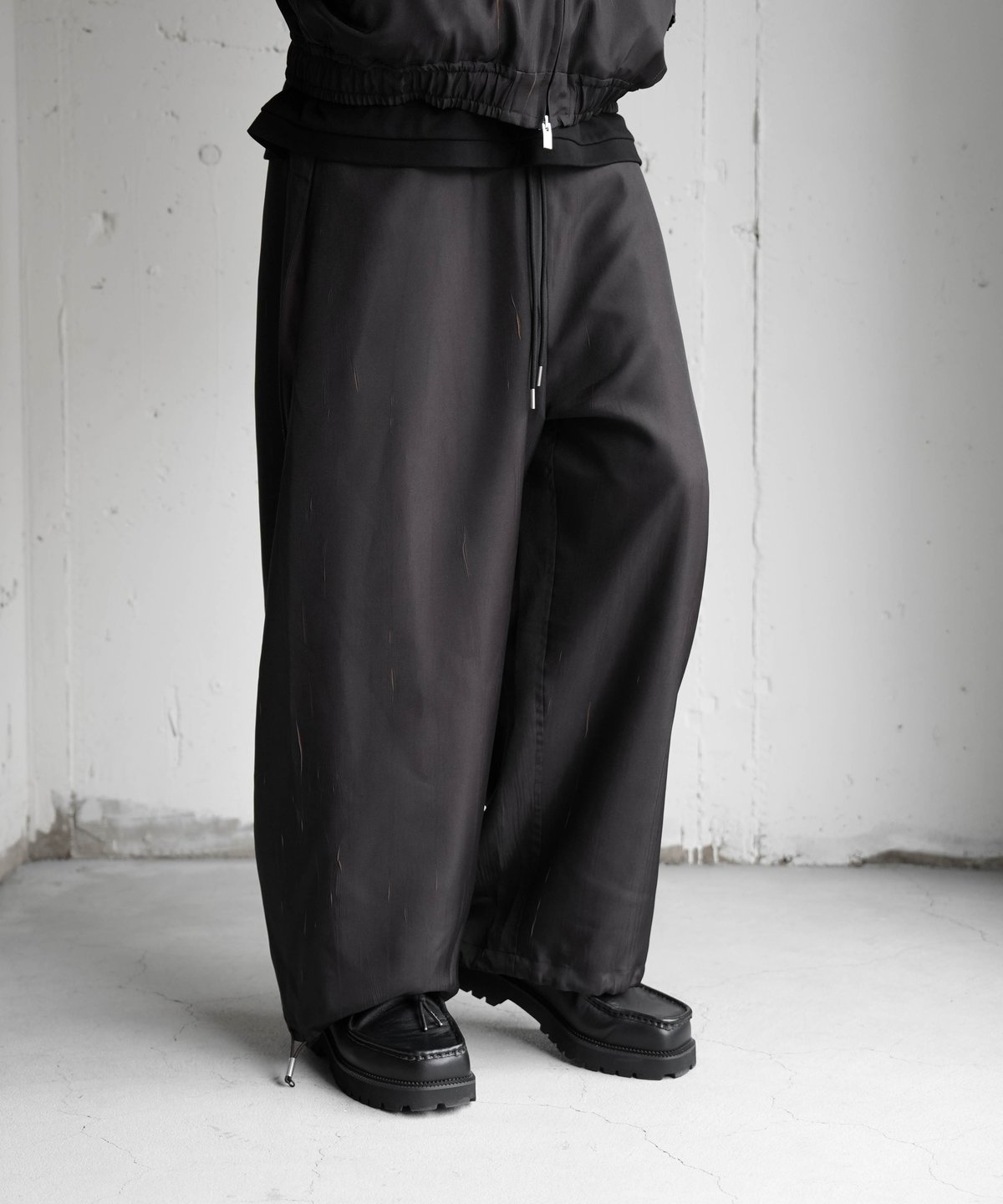 CTHY VEIN PE WRINKLES TAFFETA WIDE PANTS 【公式通販】