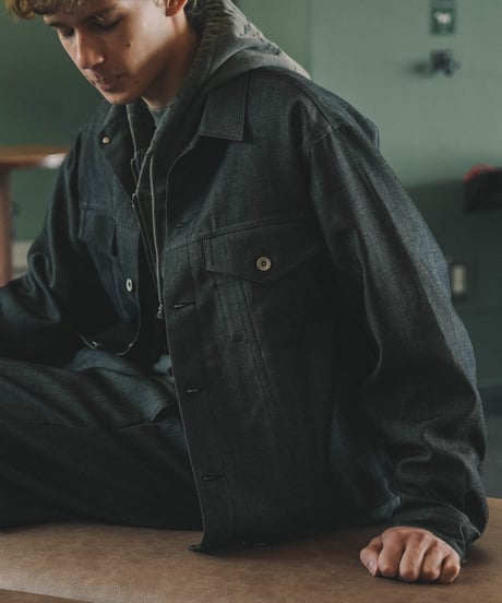 WOOL DENIM JACKET