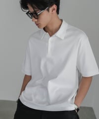 LUXURY MATERIAL SUVIN PLATINUM POLO SHIRT