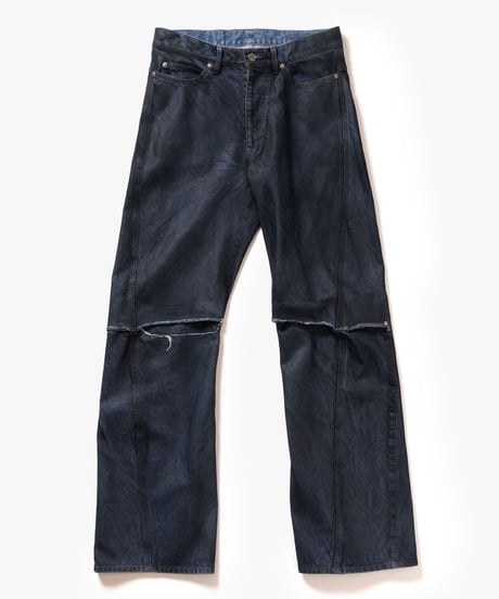 [VEIN27SS] 14oz DENIM COATED 3D CUT-OFF JEANS
